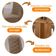 Mesa Olimpia 90 Mdf Com 4 Cadeiras Safira Linho Grafite Naturalle