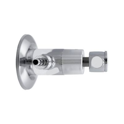 Registro Adaptador Para Filtro De água Purificador Universal Parede Cromado 1/4 De Volta