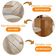 Mesa Olimpia 120 Mdf Com 4 Cadeiras Melissa Veludo Creme Naturalle
