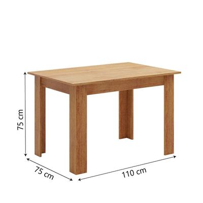 Mesa Para Sala De Jantar 1,10m Place Madeirado Viero