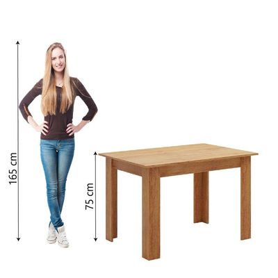 Mesa Para Sala De Jantar 1,10m Place Madeirado Viero