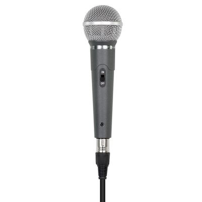 Microfone De Mao Dinamico Ls58 Cinza Chumbo Leson