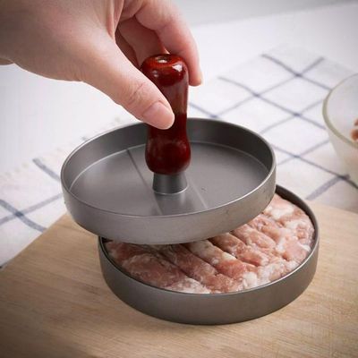 Forma Para Hamburguer Caseiro Gourmet Modelador Alumínio