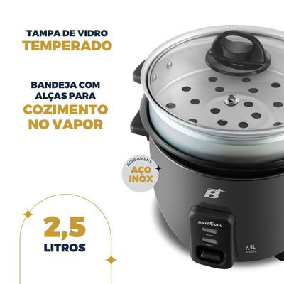 Panela Elétrica Multifuncional Britânia 7 Xícaras 500W BPA07 220V