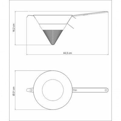 Passador Chinoy Tramontina Em Aço Inox 21cm