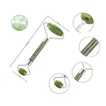 Rolo Massageador Facial Pedra Natural De Jade Anti Rugas - Beleza