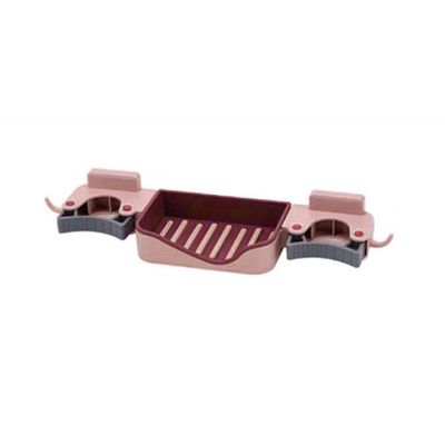 Suporte Para Sabonete Vassoura Rodo De Parede Rosa