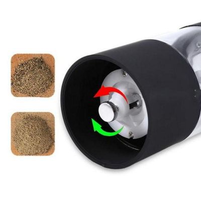 Moedor De Sal E Pimenta Eletrico Especiarias Aço Inoxidavel Cortador Cozinha Tempero Luz De Led