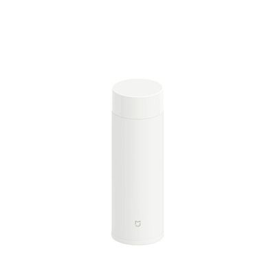 Garrafa Térmica Mijia Em Aco Inoxidavel, Branco