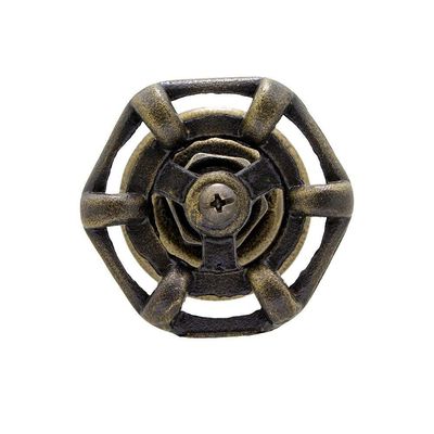Kit 2 Acabamentos Registro Industrial Pressão Gaveta Dourado Ouro Velho Padrão Deca Luxo Metal