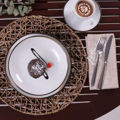 Prato Raso Tramontina 25cm Canyon em Porcelana Decorada Avulso