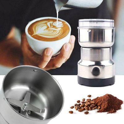 Moedor Triturador De Cafe Sementes Eletrico Aço Inox Mini 200w Voltagem:220v