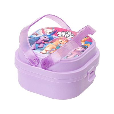 Marmita Com 2 Compartimentos, Trava E Alças My Little Pony Decorado Pony