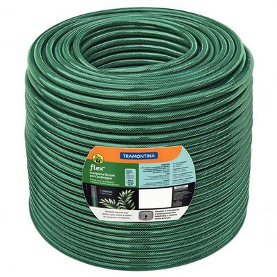 Mangueira Flex Tramontina Em Pvc Verde 3 Camadas 300m