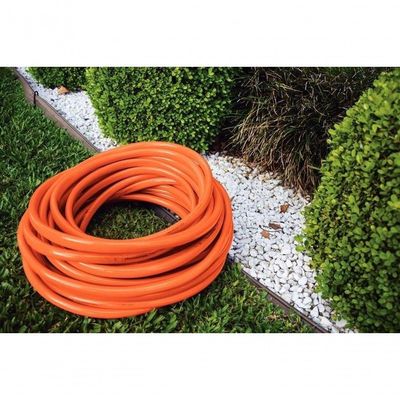 Mangueira Multi 1-2" Tramontina Em Pvc Laranja 3 Camadas 15m Com Engates Rápidos E Esguicho