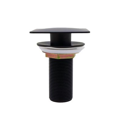 Válvula Click Inteligente Ralo Para Pia Cuba De Banheiro Preto Black Fosco Luxo Lavabo