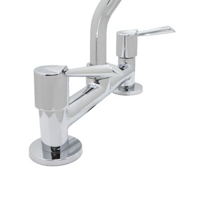 Torneira Misturador Cozinha Pia Bancada Mesa Alavanca Cromado 1/4 De Volta Metal Luxo