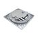 Ralo Grelha Anti-inseto Automático Inteligente Quadrado 10x10cm Banheiro Lavatório Cromado Abs