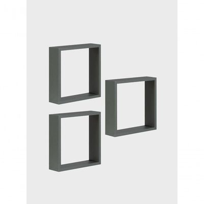 Kit De 3 Nichos 30cm Mdf Verde - On Móveis