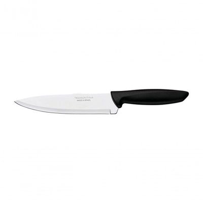 Faca Chef Tramontina Em Aço Inox 7" Preto Plenus