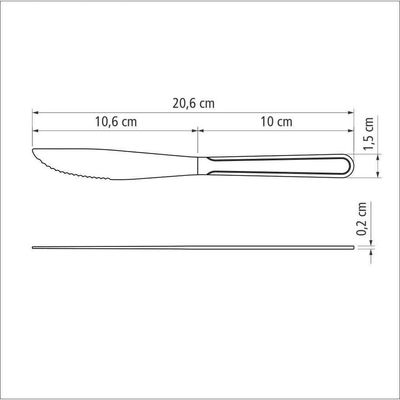 Faca De Churrasco Tramontina Búzios 4 Aço Inox