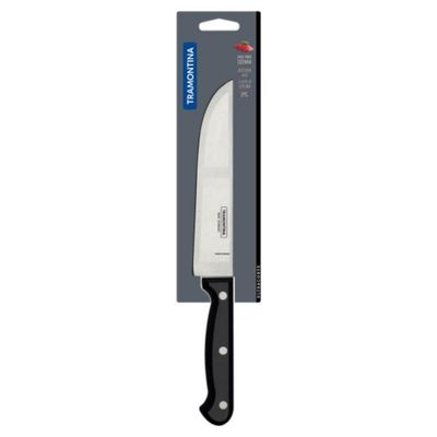 Faca Tramontina Ultracorte 6" Em Aço Inox Preta