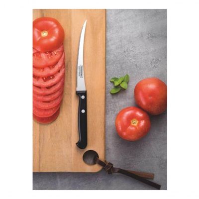 Faca Para Tomate Tramontina Ultracorte 5 Inox Preta