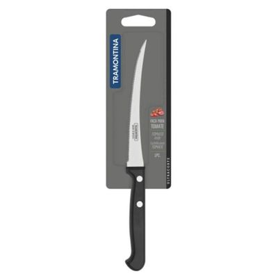Faca Para Tomate Tramontina Ultracorte 5 Inox Preta