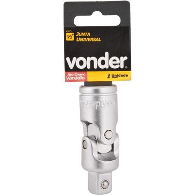 Junta Universal Para Soquete Encaixe 1-2" Cromo Vanádio Vonder