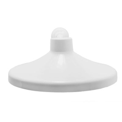 Chuveiro Ducha Lavatório Banheiro Area Externa Piscina Redondo Fixo Gás E Solar 10 Polegadas Branco Abs