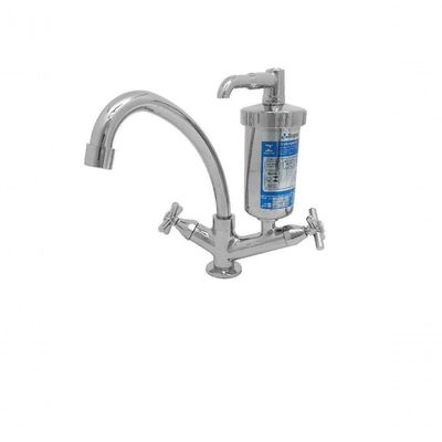 Torneira Filtro Cozinha Purificador Metal Cromada Bancada