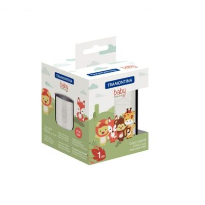 Copo Infantil Tramontina Baby Friends 340ml Em Aço Inox