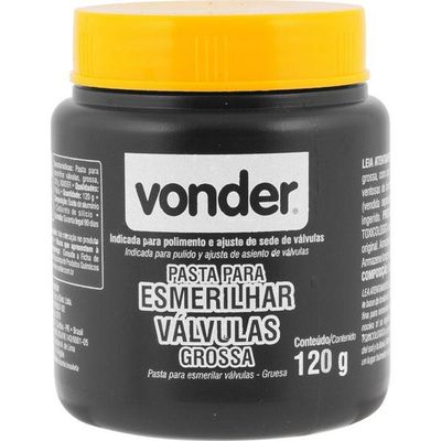 Pasta Para Esmerilhar Válvulas 120g Grossa Vonder