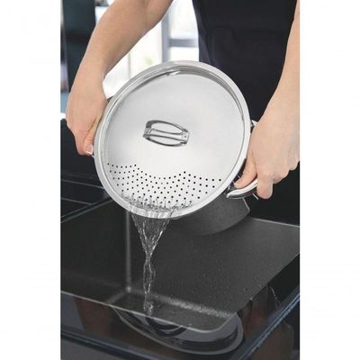 Espagueteira Tramontina Solar 24cm Em Aço Inox
