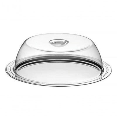 Porta Bolo Tramontina Ciclo Aço Inox Com Tampa 33cm