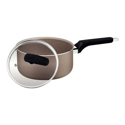 Panela Tramontina Milazzo Alumínio 18cm Com Revestimento Antiaderente Starflon Max Amêndoa