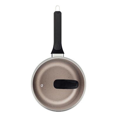Panela Tramontina Milazzo Alumínio 18cm Com Revestimento Antiaderente Starflon Max Amêndoa