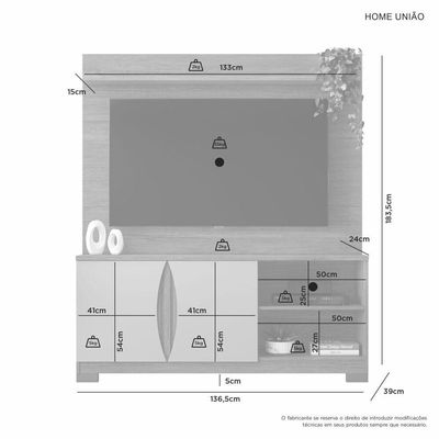 Home Uniao Jcm Moveis Cinamomo-off White