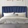 Cabeceira Cama Box Queen 160 Cm Ludmilla Em Suede Com Frame Cor:azul Marinho
