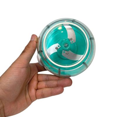 Mini Processador Manual Alimentos Triturador 3 Laminas Corta Legumes Alho Pimenta 300ml Verde