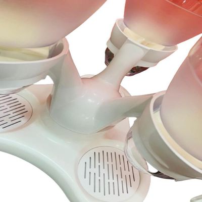Dispenser Cereais Triplo Giratorio Porta Mantimentos E Alimentos Graos Com 3 Potes Mesa E Bancada