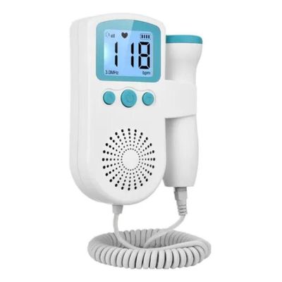 Monitor Fetal Doppler Aparelho Ouvir Coracao Do Bebe Ultrassom Batimentos Gravida Verde