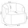 Kit 2 Poltronas Decorativas Giratória Orgânica Sala Living Begur L06 Couro Marrom Claro - Lyam Decor