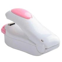Seladora Manual Maquina Selador Sacole Lacra Alimentos Embalagens Plastico Mini Portatil A Pilha