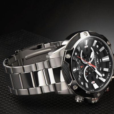 Relógio Technos Masculino Carbon Prata Js25bcc/1p Js25bcc/1p
