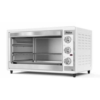 Forno Elétrico Philco 50L Branco Dupla Resistência 220V