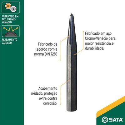 Punção 150x6mm - St90811g - Sata Puncao 150x6mm St90811g Sata