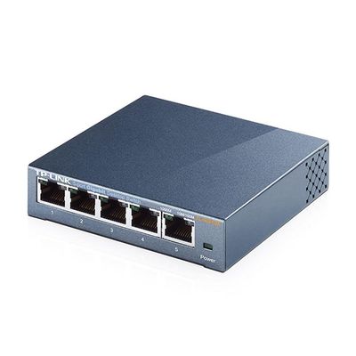 Switch 05 Portas Tp-link Tl-sg105 Gigabit 10-100-1000 Mbps