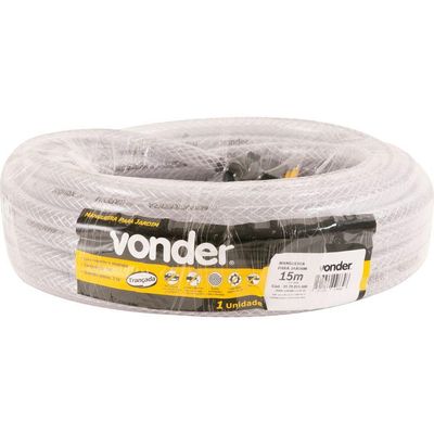 Mangueira Para Jardim 7-16 Transparente Trancada Com 30 Met