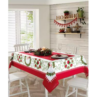 Toalha Mesa Retangular Athenas 140x210cm Natal Dohler Única Natal 91